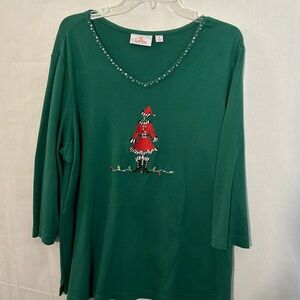 Quacker Factory holiday top